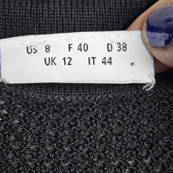 Akris Punto Open Knit Mesh Button-Down Polo Cardigan Top Short Sleeve Old Money - Picture 4 of 13